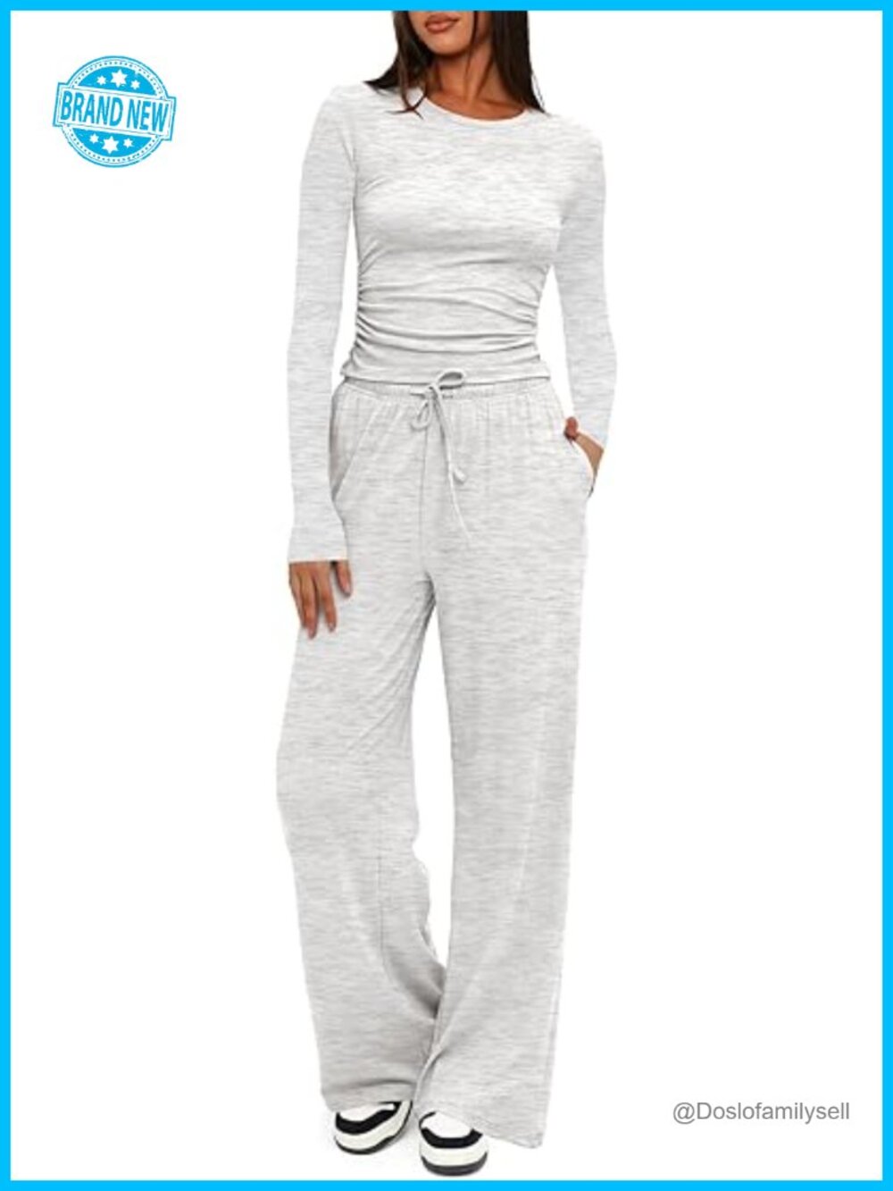 Long Sleeve Lounge Sets 2 Piece Outfits Travel Sets